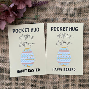 EASTER POCKET HUG - Easter Wishes - My First Easter - Some Bunny Loves you - Happy Easter - Easter Card - 4mm Oak - Butterfly Crafts