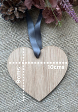 Load image into Gallery viewer, PERSONALISED TEACHER Wooden Heart - Hanging Heart - Teacher Gift - End of Year Gift - Teaching Assistant Gift