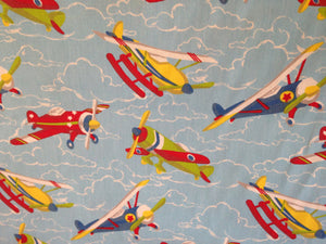 Fabric available by the metre - Atlas Beige, Aeroplanes, Sneakers, Comic by Marson - Butterfly Crafts