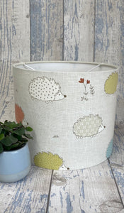 Drum Lampshade or Ceiling Shade - Hedgehogs - Butterfly Crafts