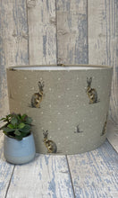 Load image into Gallery viewer, Drum lampshade - Stag, Hare and Woodland - Butterfly Crafts