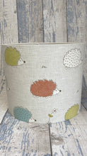 Load image into Gallery viewer, Drum Lampshade or Ceiling Shade - Hedgehogs - Butterfly Crafts