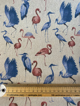 Load image into Gallery viewer, Heron and Flamingo Fabric by the metre - Butterfly Crafts