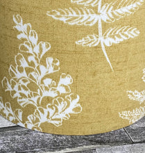 Load image into Gallery viewer, Drum Lampshade - Chervil by iliv - Blue, Grey, Yellow - Butterfly Crafts