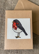 Load image into Gallery viewer, Handmade Christmas Cards - Robin - Pack of 5 - Butterfly Crafts