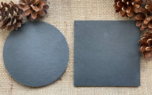 Load image into Gallery viewer, Personalised Slate Coaster - Custom Text - Butterfly Crafts