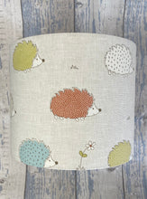 Load image into Gallery viewer, Drum Lampshade or Ceiling Shade - Hedgehogs - Butterfly Crafts