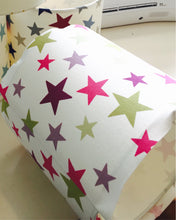 Load image into Gallery viewer, Funky Stars Fabric by Marson in Blue or Pink - Butterfly Crafts