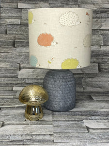 Drum Lampshade - Hedgehogs - Butterfly Crafts
