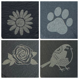 PERSONALISED SLATE GARDEN Sign - Your Own Words- Memorial Plaque - Large Stake Sign - Any Text - Butterfly Crafts