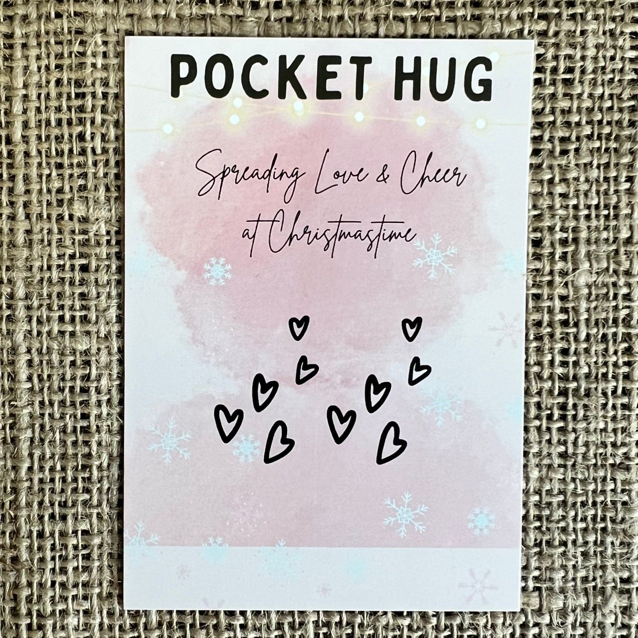 The Pocket Hug  Engraved Token – BOX OF KNOTS