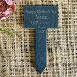 SLATE GIFT TAG for plants and flowers - Personalised Gift Tag - Christmas Gift Tag - Plant Marker - Laser Engraved