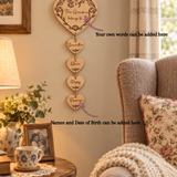 PERSONALISED GRANDPARENTS FAMILY Sign | Family Tree Keepsake Gift
