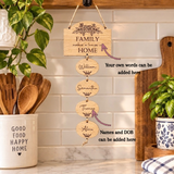 PERSONALISED FAMILY TREE | Hanging Sign | Keepsake Gift