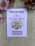 FRIENDSHIP POCKET HUG - Best Friends Since - Personalised Friend Gift - Bestie Gift - Friendship Group - Butterfly Crafts