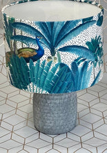 Load image into Gallery viewer, Velvet Lampshade - Exotic Animals and Birds - Butterfly Crafts