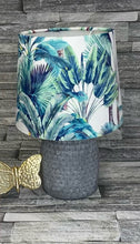 Load image into Gallery viewer, Empire lampshade, Ceiling, Lamp Shade, Made to Order, Velvet, Botanical Style Fabric, 25cm, 30cm, 35cm, Tropical, Exotic animals and birds - Butterfly Crafts