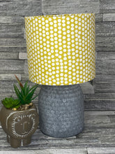 Load image into Gallery viewer, Drum lampshade, Various Sizes, Handmade, Made to Order, Yellow Spotty, Lamp shade, Lampshades, Children, Kids Room - Butterfly Crafts