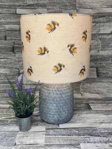 Drum lampshade - Bees - Butterfly Crafts