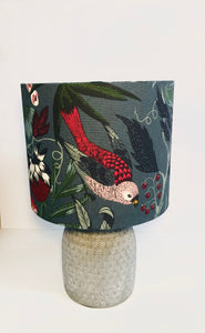 Drum Lampshade - Red Bird - Butterfly Crafts