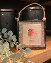 Load image into Gallery viewer, ROBIN PICTURE FRAME, metal and glass square frame - Butterfly Crafts