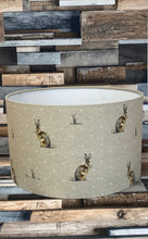 Load image into Gallery viewer, Drum Lampshade- Hare - Butterfly Crafts