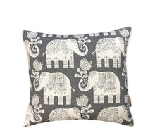 Load image into Gallery viewer, Fabric Cushion - Indian Elephants - Butterfly Crafts
