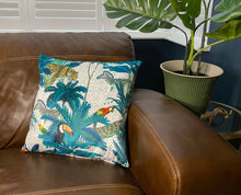 Load image into Gallery viewer, Exotic Animals Velvet Cushion - Butterfly Crafts