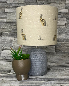 Drum Lampshade- Hare - Butterfly Crafts