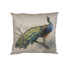 Load image into Gallery viewer, Fabric Cushion, Peacock - Butterfly Crafts