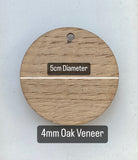 PERSONALISED WOODEN KEYRING - Laser Engraved - Oak - Workshop - Shed - Car Keys - Key Fob - Custom Keyring - Butterfly Crafts