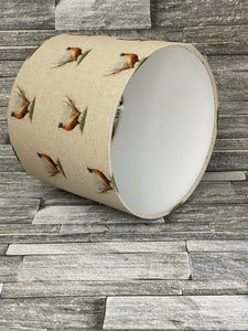 Drum Lampshade - Country Pheasant - Butterfly Crafts