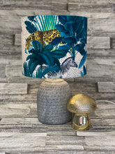 Load image into Gallery viewer, Velvet Lampshade, Handmade, Exotic Animals, Birds Lamp Shade - Butterfly Crafts