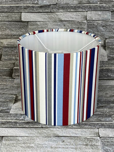 Drum Lampshade - Blue Stripes or Stars - Butterfly Crafts