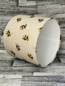 Drum lampshade - Bees - Butterfly Crafts