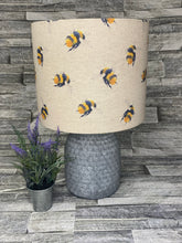 Load image into Gallery viewer, Drum lampshade - Bees - Butterfly Crafts