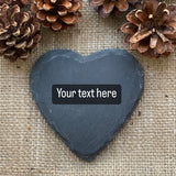 Personalised Slate Coaster - Custom Text - Butterfly Crafts