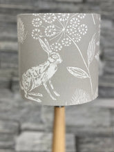 Load image into Gallery viewer, Drum Lampshade or Ceiling Shade - 15cm - Country Grey Hare - Butterfly Crafts