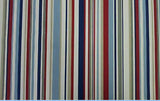 Blue, Pink and Orange Funky Stripe Fabric by Marson - Butterfly Crafts