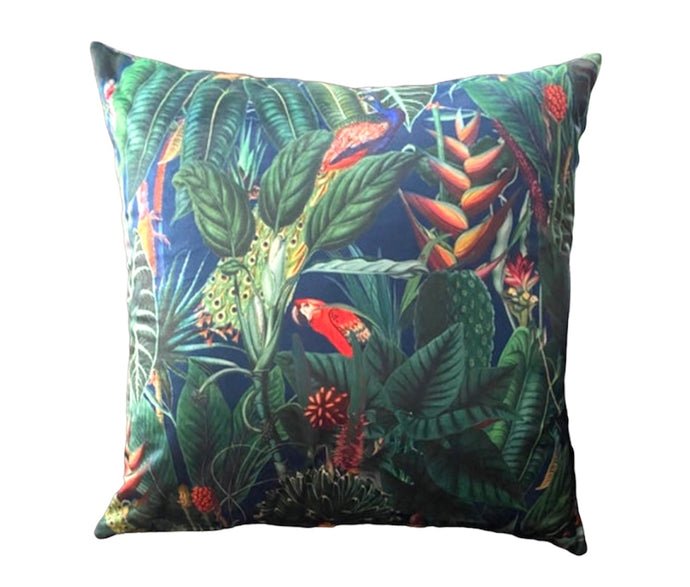 Rainforest Velvet Cushion - Butterfly Crafts