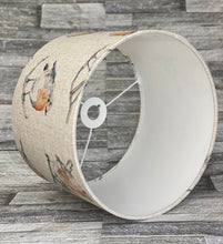 Load image into Gallery viewer, Drum Lampshade - Robins - Butterfly Crafts