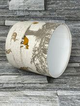 Load image into Gallery viewer, Drum Lampshade or Ceiling Shade - Woodland Animals - Butterfly Crafts