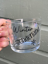 Load image into Gallery viewer, PERSONALISED GLASS MUG, 4 Christmas Designs, Winter Wonderland, Hello Winter, Let it Snow, Sweater Weather, 360ml - Butterfly Crafts