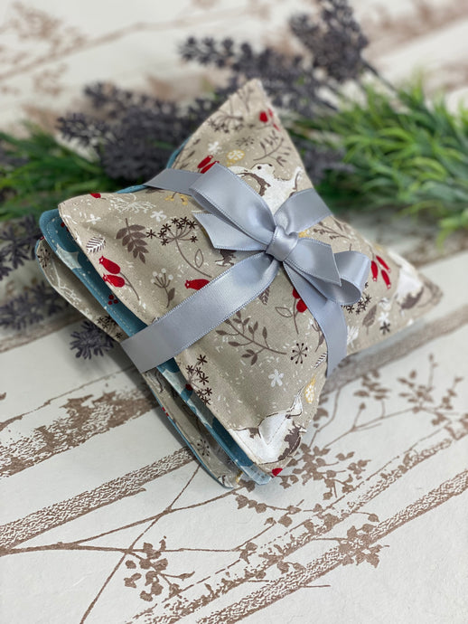 LAVENDER BAGS, Set of 3, English Lavender, Christmas Design - Butterfly Crafts