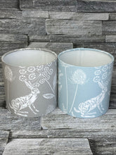 Load image into Gallery viewer, Drum Lampshade or Ceiling Shade - 15cm - Country Grey Hare - Butterfly Crafts