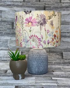 Drum Lampshade, Floral - Butterfly Crafts