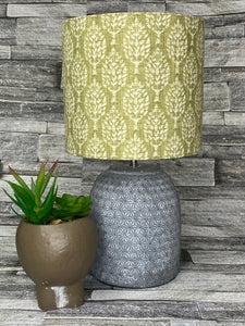 Drum Lampshade - iliv Kemble Tree - Green, Blue, Grey - Butterfly Crafts
