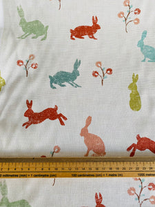 Rabbits Fabric by the metre - by Marson - Butterfly Crafts