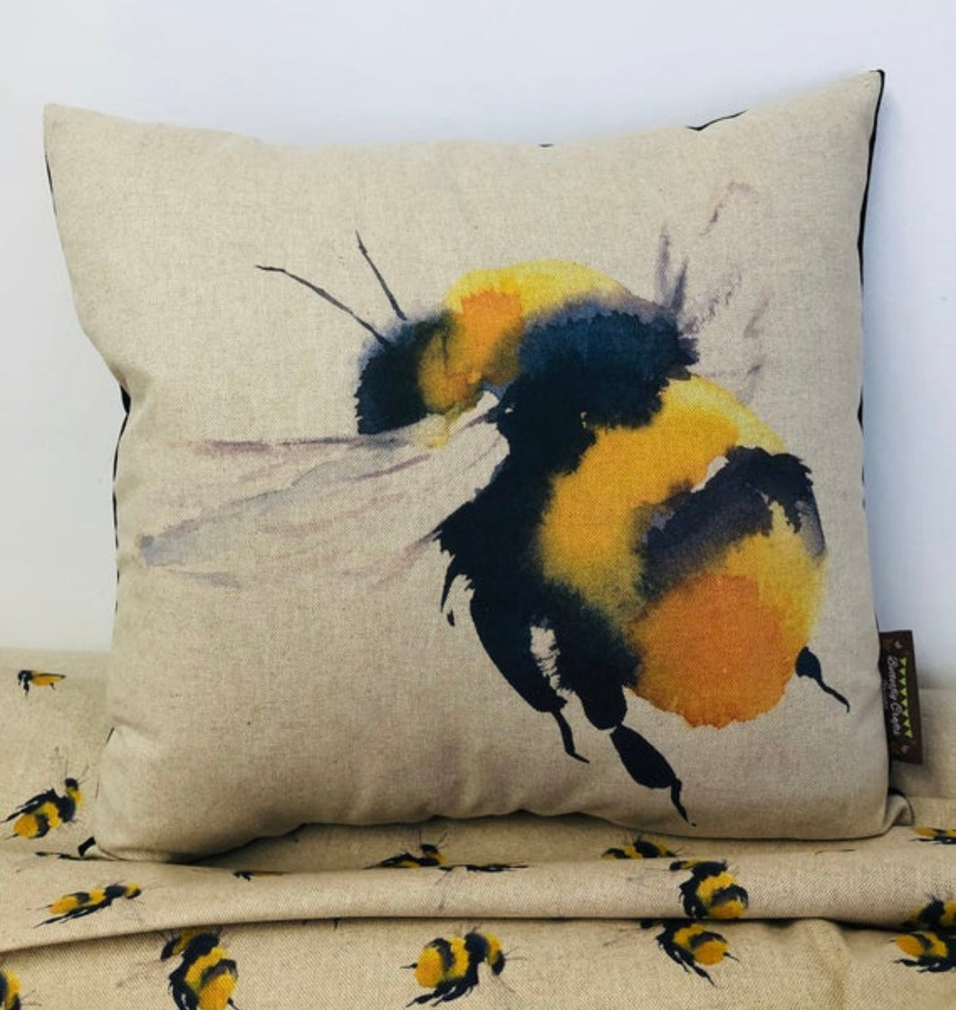 Fabric Cushion, Bee - Butterfly Crafts