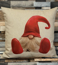 Load image into Gallery viewer, Gonk Cushion, Christmas, Scandanavian Elf, Red - Butterfly Crafts